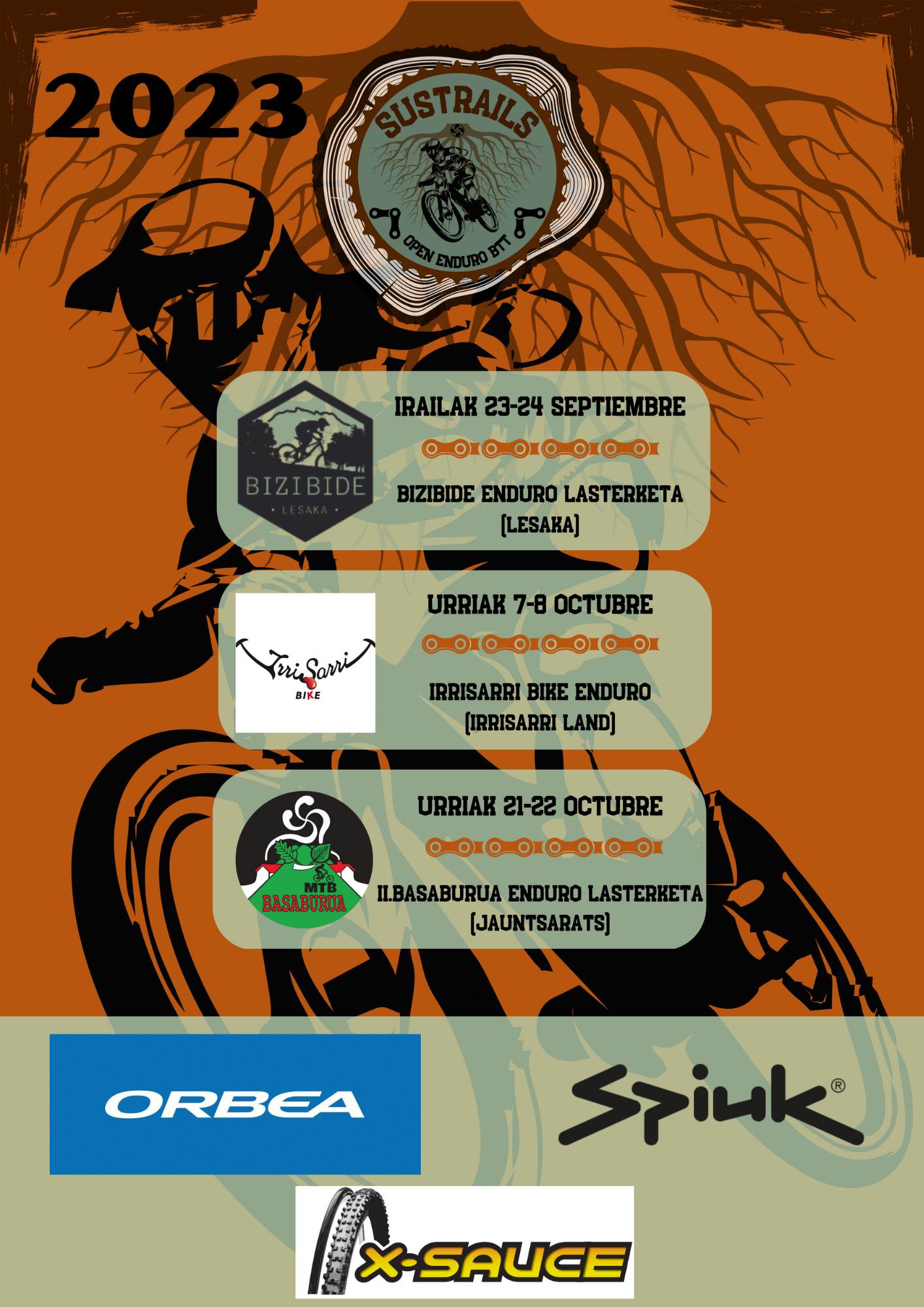 OPEN SUSTRAILS ENDURO BTT - PACK CIRCUITO 3 PRUEBAS - Inscríbete